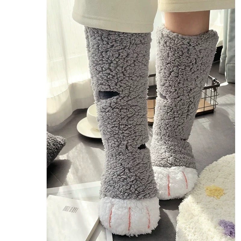 Cute Paw Floor Socks