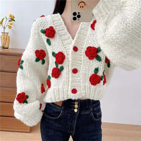 Cute Flowers Sweater