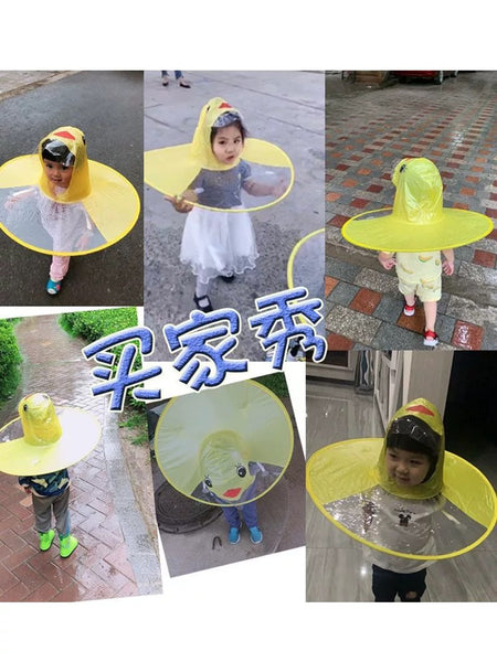 Cute Duck Raincoat For Children