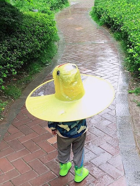 Cute Duck Raincoat For Children