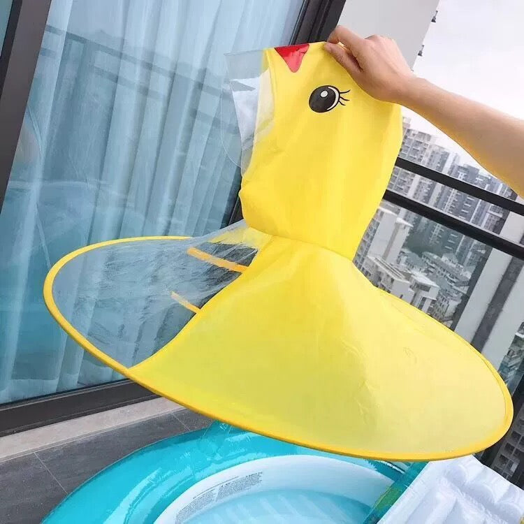 Cute Duck Raincoat For Children