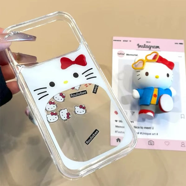 Kawaii Kitty Phone Case For Iphone11/12/12pro/13/12proMax/13pro/14/14pro/14promax/15/15pro/15promax/16/16pro/16promax/17/17pro/17promax