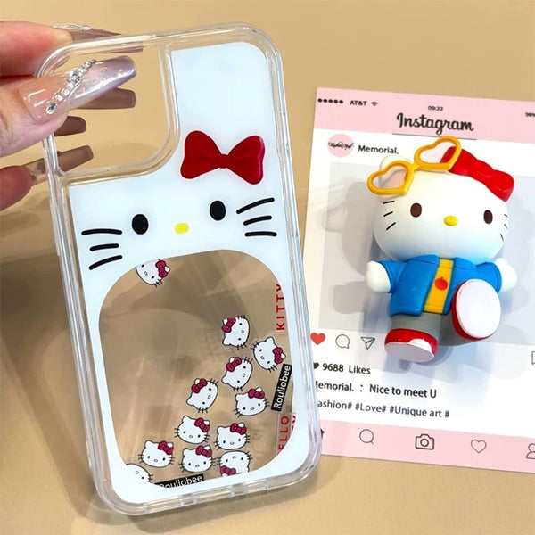 Kawaii Kitty Phone Case For Iphone11/12/12pro/13/12proMax/13pro/14/14pro/14promax/15/15pro/15promax/16/16pro/16promax/17/17pro/17promax