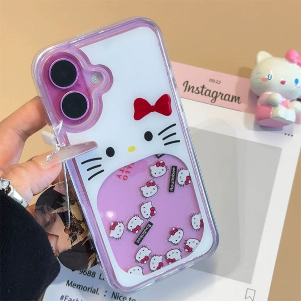 Kawaii Kitty Phone Case For Iphone11/12/12pro/13/12proMax/13pro/14/14pro/14promax/15/15pro/15promax/16/16pro/16promax/17/17pro/17promax