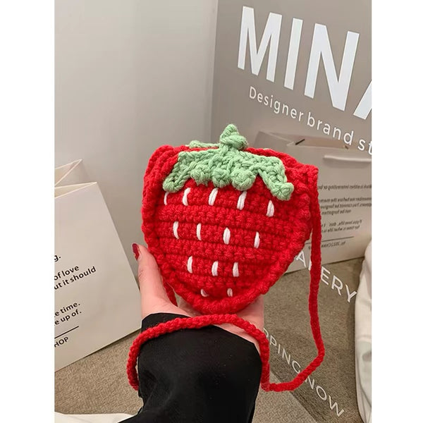 Cute Strawberry Handmade Bag