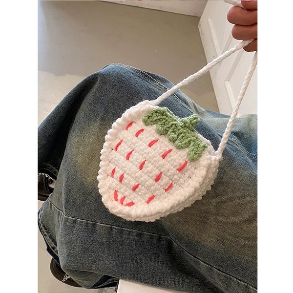 Cute Strawberry Handmade Bag