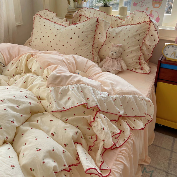 Cute Cherries Bedding Set