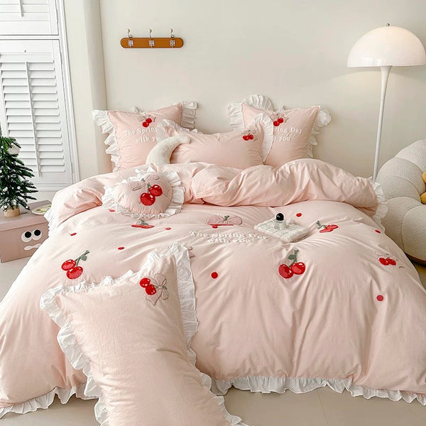 Cute Cherry Bedding Set