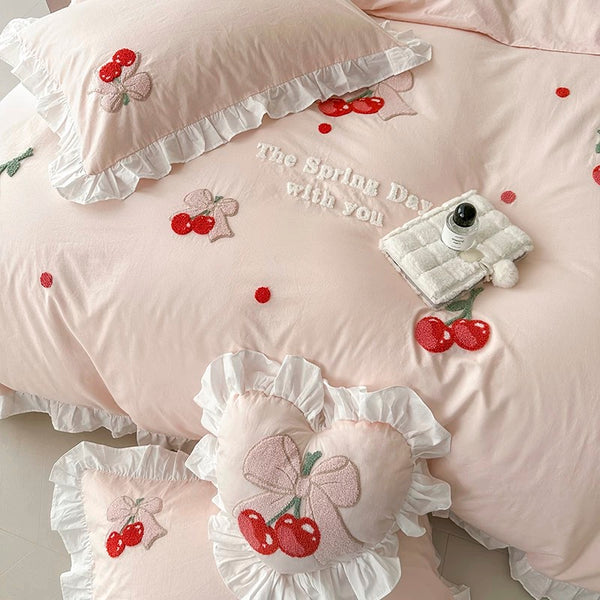 Cute Cherry Bedding Set