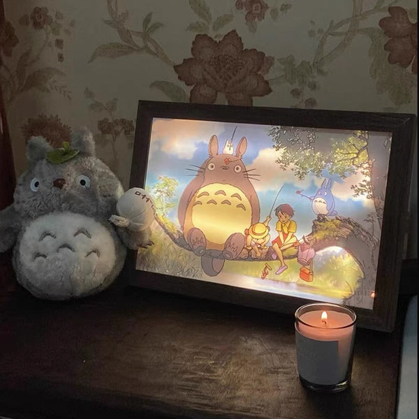 Cute Totoro Picture Lamp