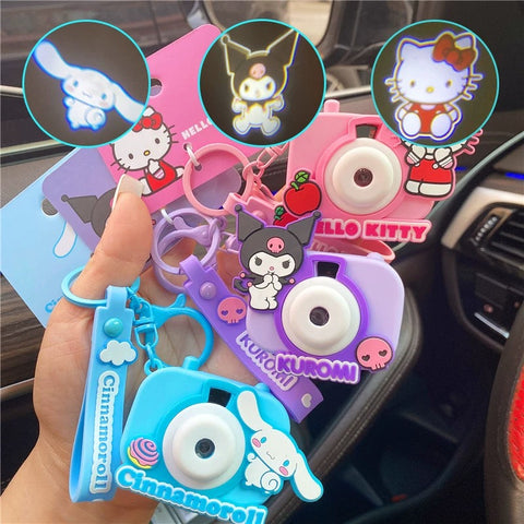 Cartoon Projection Key Chain