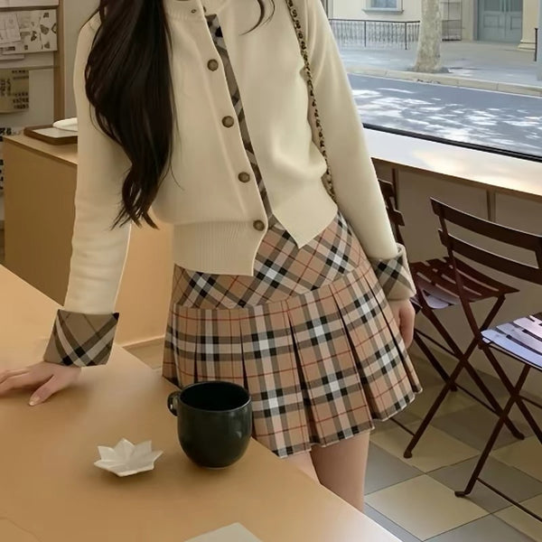 Fashion Plaid Skirt