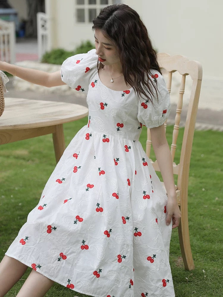 Kawaii Cherry Dress ivybycrafts Kawaii Cherry Dress ivybycrafts