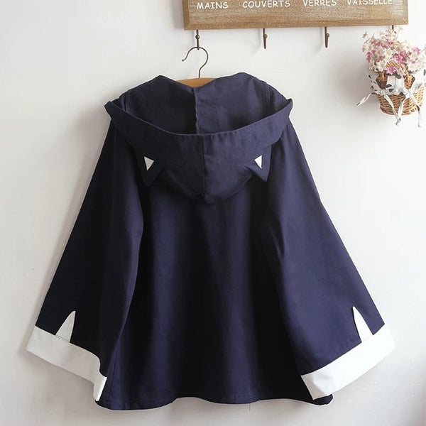 Kawaii Cat Cloak Coat