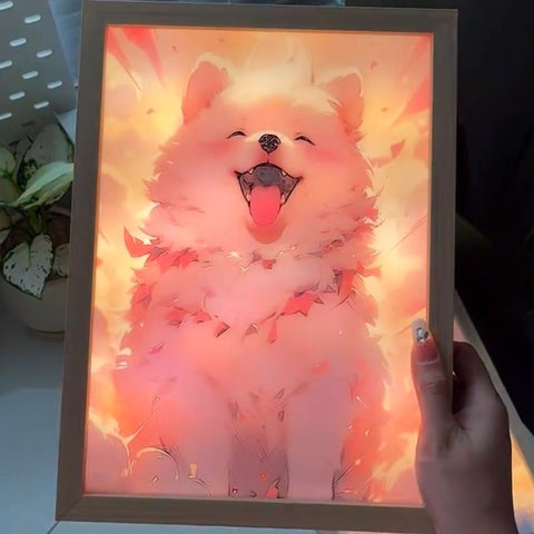 Kawaii Dog Picture Lamp