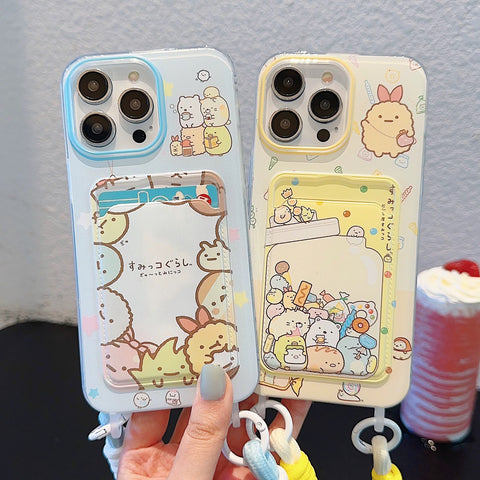 Sumikko Gurashi Phone Case For Iphone7/7P/8/8plus/X/XS/XR/Xs max/11/11pro/11pro max/12/13/14/15/12pro/13promax/15promax/14pro/15pro