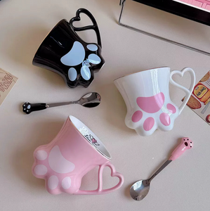 Kawaii Love Paw Mug