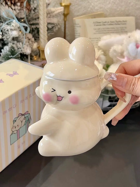 Cute Huge Rabbit Mug