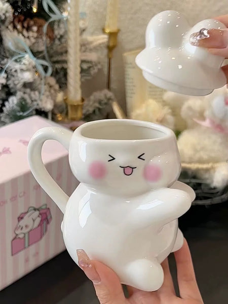 Cute Huge Rabbit Mug