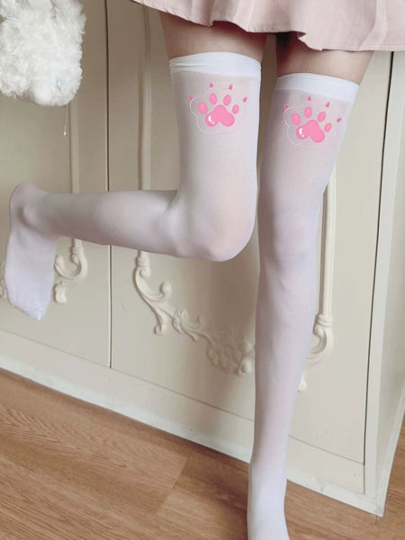 Kawaii Paw Socks