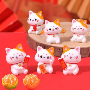 Cute Cat Ornament Set