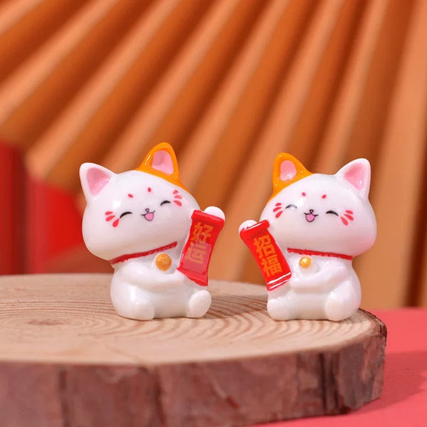 Cute Cat Ornament Set