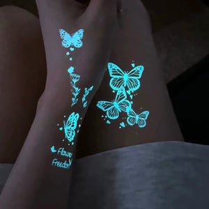 Cute Butterfly Tattoo Sticker