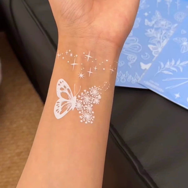 Cute Butterfly Tattoo Sticker