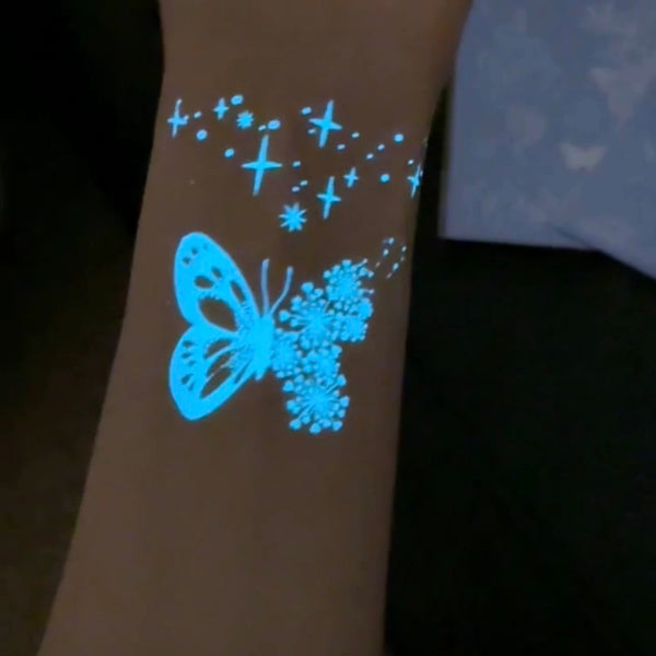 Cute Butterfly Tattoo Sticker