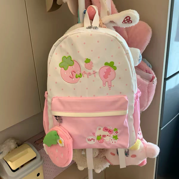 Cute Strawberry Backpack