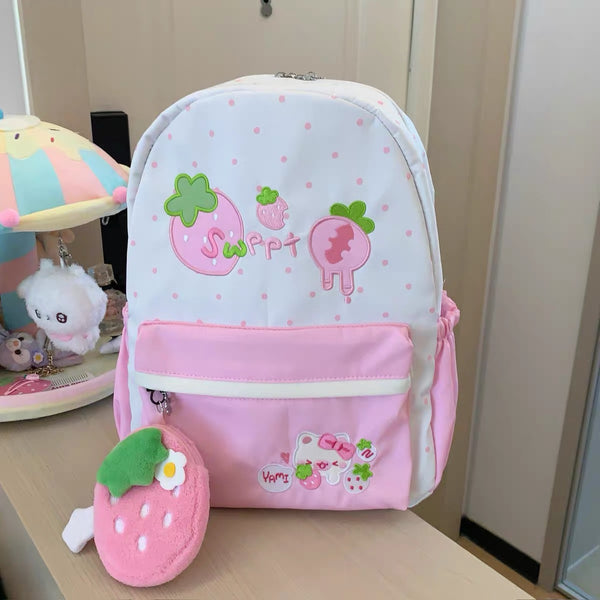 Cute Strawberry Backpack