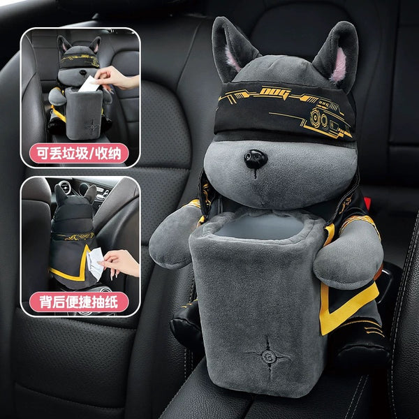 Cute Dog Car Tissue Box