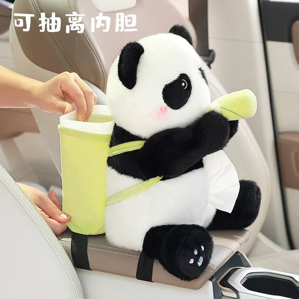 Kawaii Animal Car Tissue Box