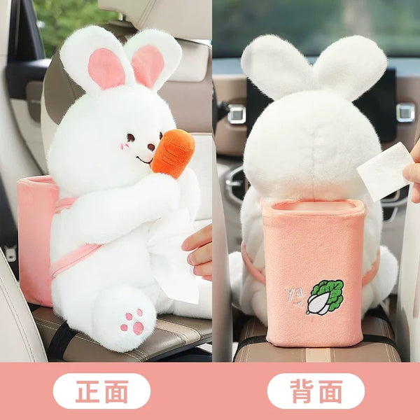 Kawaii Animal Car Tissue Box