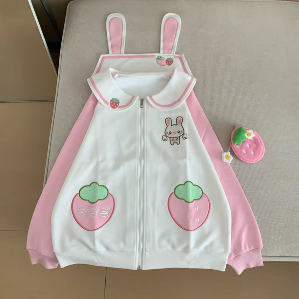 Cute Rabbit Ears Coat
