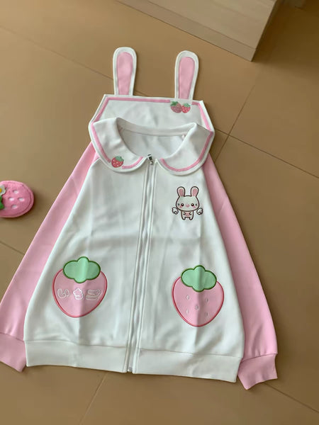 Cute Rabbit Ears Coat