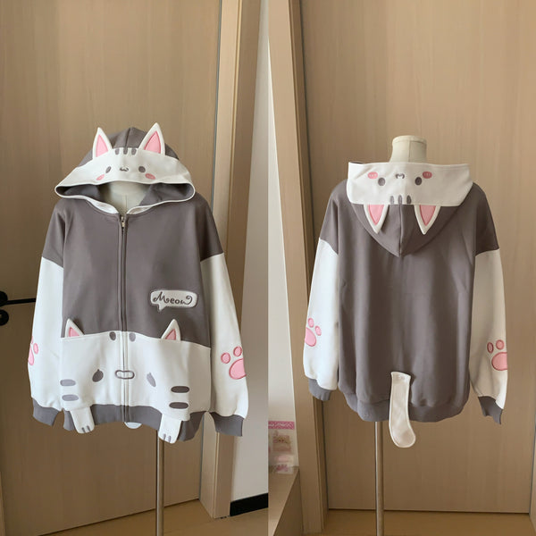 Cute Cat Paw Coat