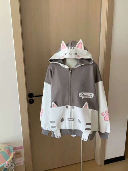 Cute Cat Paw Coat