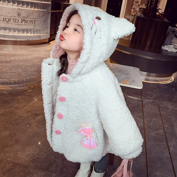 Kawaii Kitty Coat For Children