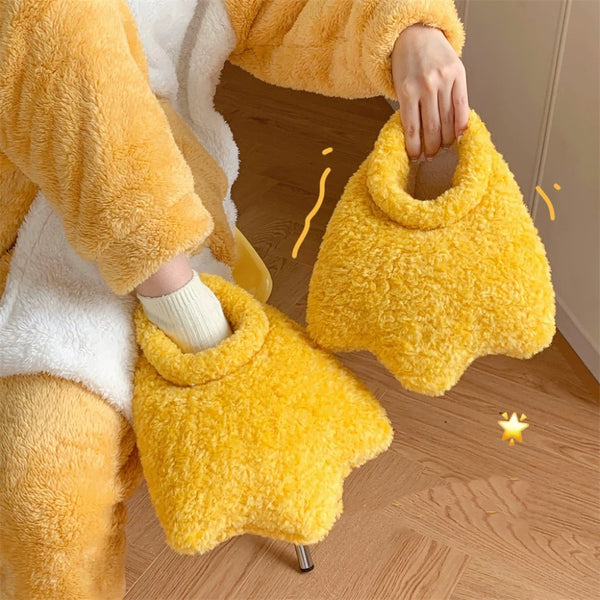 Cute Duck Paw Slippers