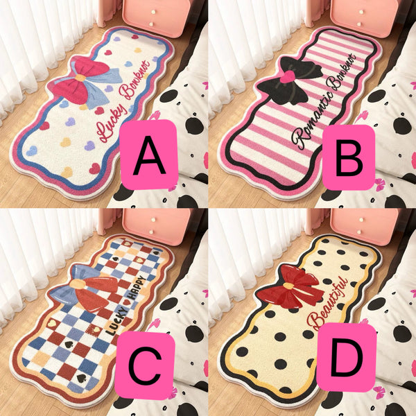 Cute Bowknot Floor Mat