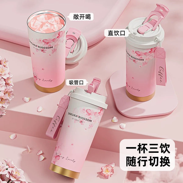 Cute Sakura Vacuum Cup