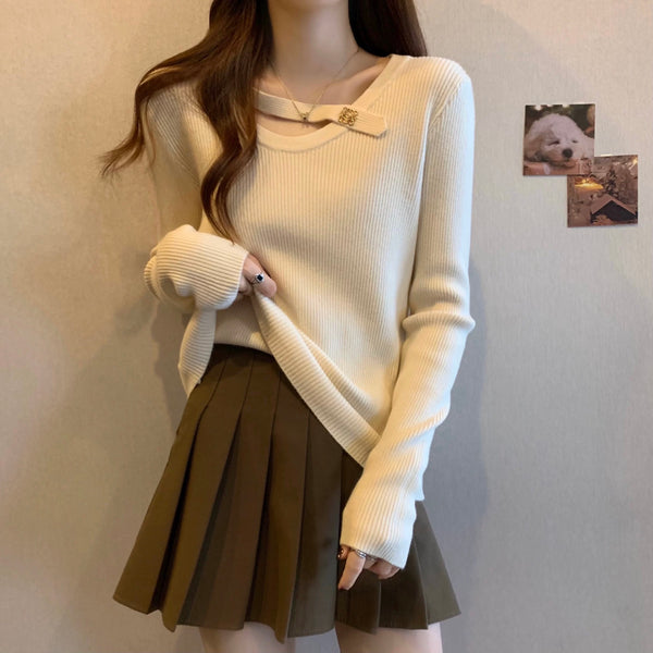 Cute Style Knitted Sweater