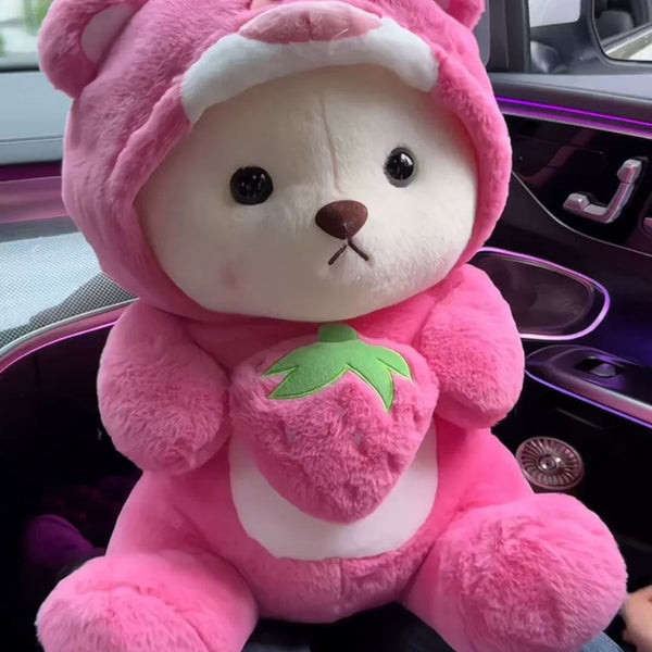 Cute Strawberry Bear Plush Toy