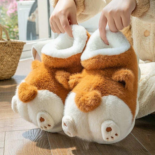 Funny Corgi Slippers