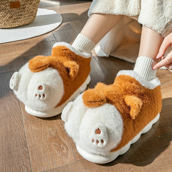 Funny Corgi Slippers