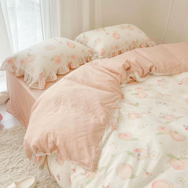 Sweet Peach Bedding Set