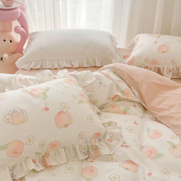 Sweet Peach Bedding Set