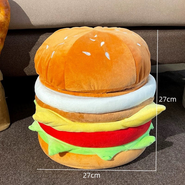 Cute Hamburger Storage Stool