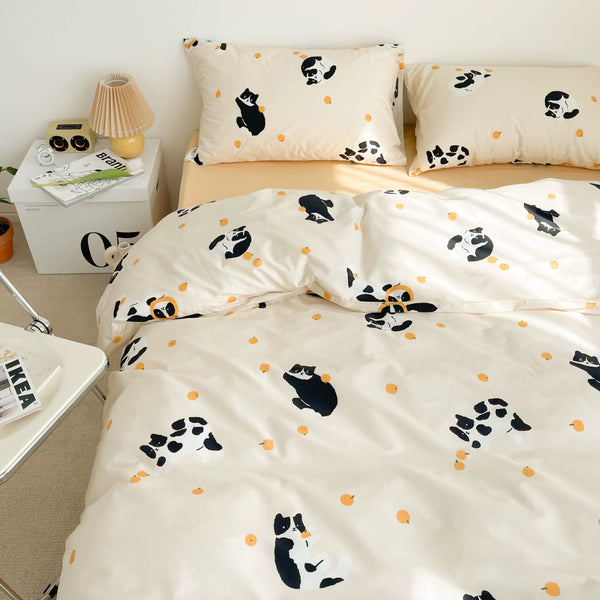 Funny Cats Bedding Set